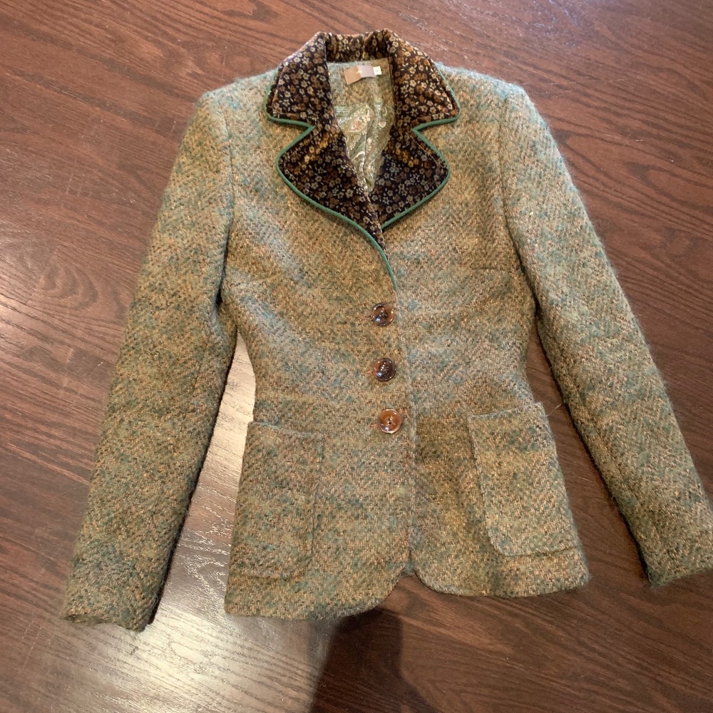 Women's wool blend fitted Blazer from Beige